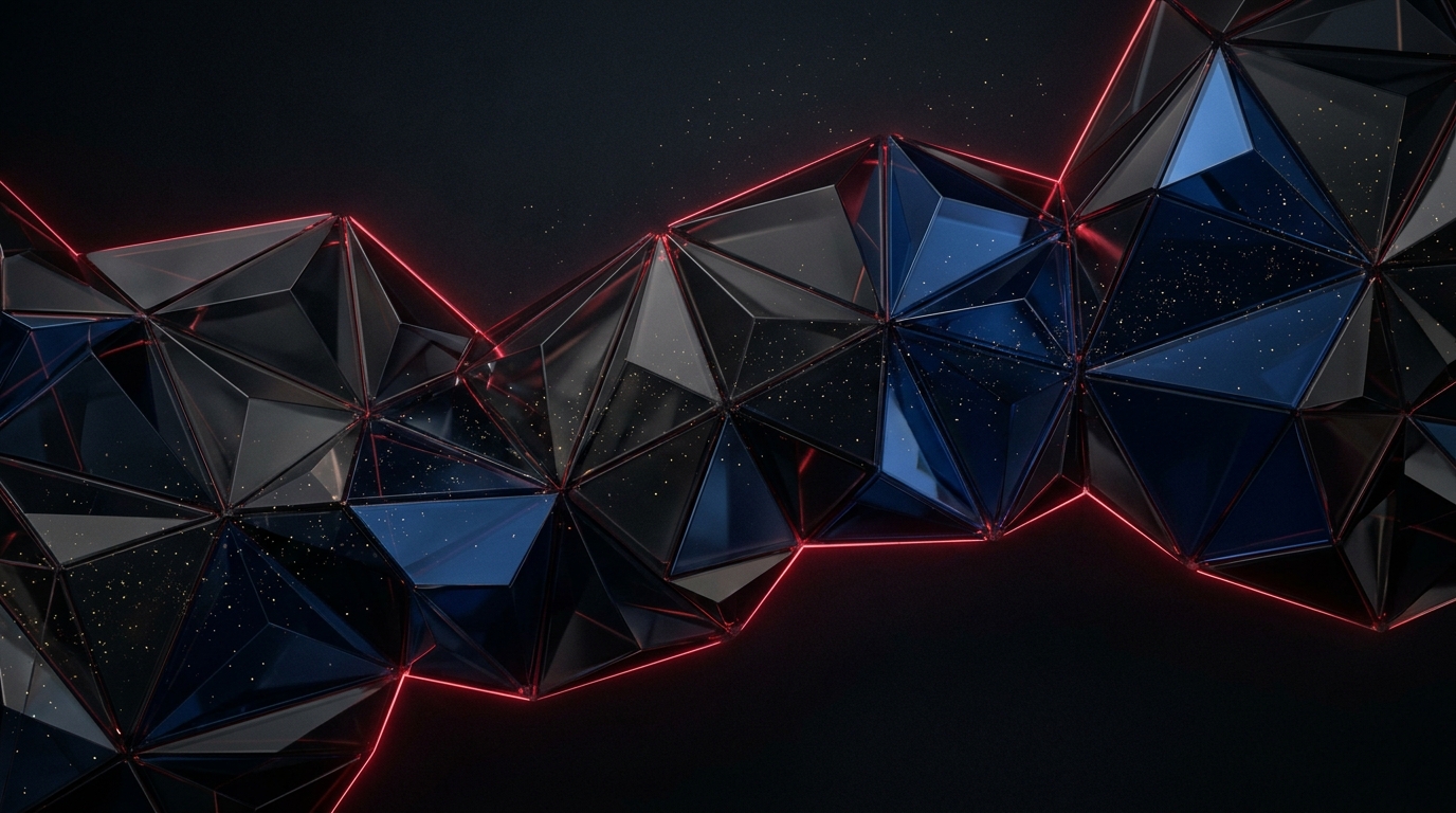 Geometric Sapphire & Ruby